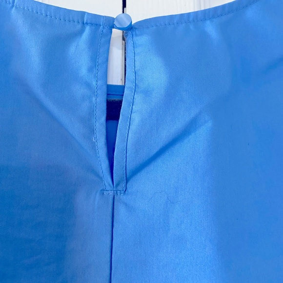 a.n.a. Ladies blue shirt with pearls size medium - Picture 5 of 7